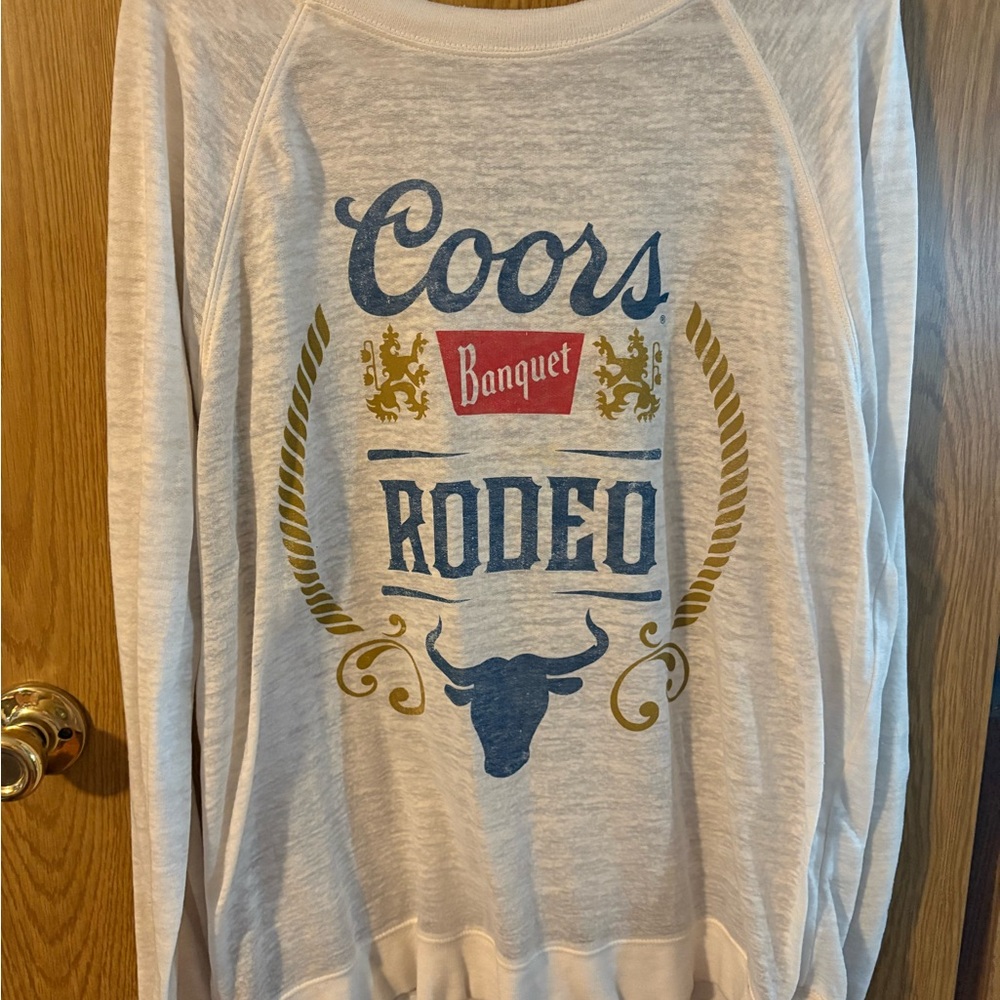 Women's Cream Crew Neck Sweater